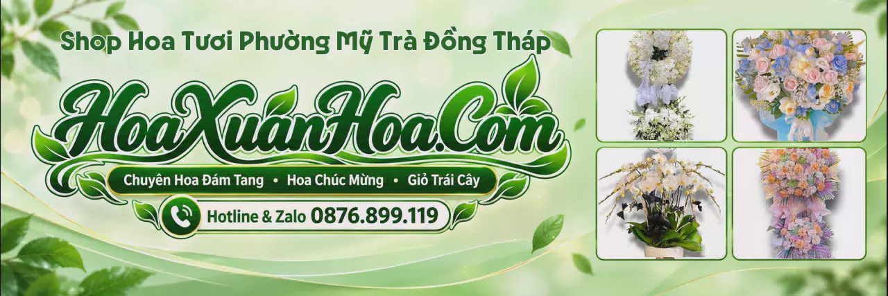 Ảnh bìa Tiệm Hoa Tươi Tại Phường Mỹ Trà Đồng Tháp - Shop Hoa Giao Nhanh Trong Ngày