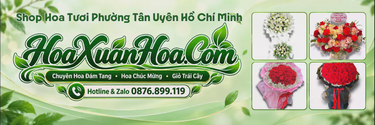 Ảnh bìa Tiệm Hoa Tươi Tại Phường Tân Uyên Hồ Chí Minh - Tiệm Hoa Tươi Giao Nhanh