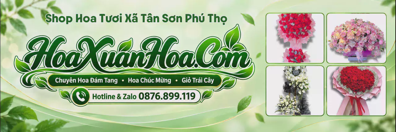 Ảnh bìa Shop Hoa Tươi Tại Xã Tân Sơn Phú Thọ - Đặt Hoa Online Giao Nhanh