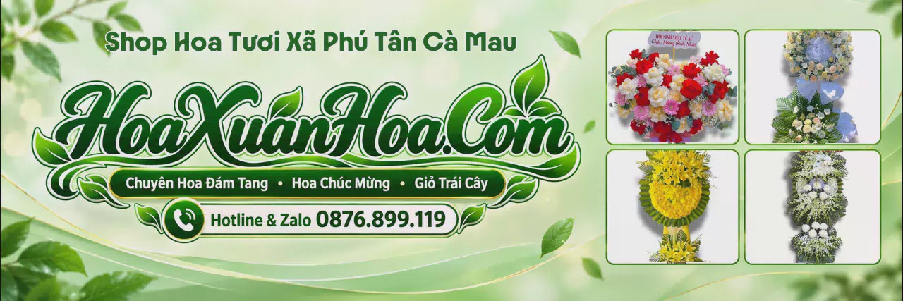 Ảnh bìa Tiệm Hoa Tươi Tại Xã Phú Tân Cà Mau - Nhận Đặt Hoa Online