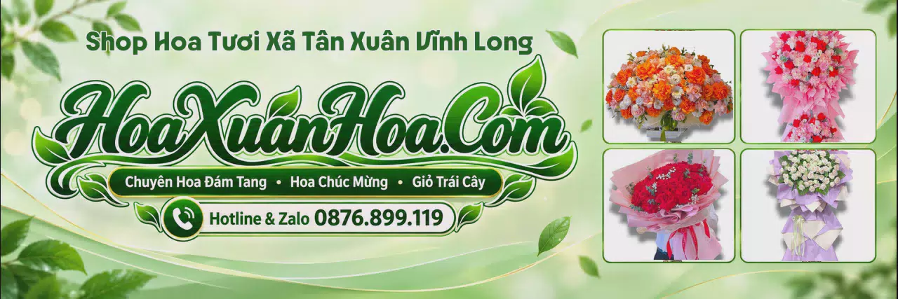 Ảnh bìa Đặt Hoa Tươi Tại Xã Tân Xuân Vĩnh Long - Đặt Hoa Tươi Online