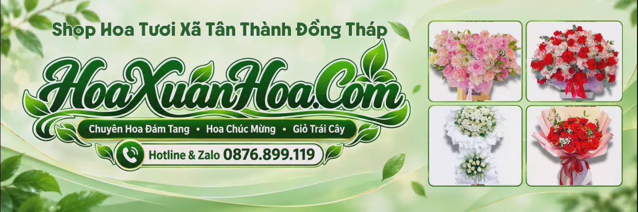Ảnh bìa Cửa Hàng Bán Hoa Tươi Tại Xã Tân Thành Đồng Tháp - Đặt Hoa Tươi Giao Tận Nơi