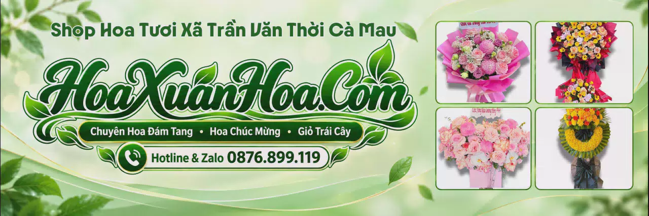 Ảnh bìa Đặt Hoa Tươi Tại Xã Trần Văn Thời Cà Mau - Đặt Hoa Dễ Dàng Nhanh Chóng