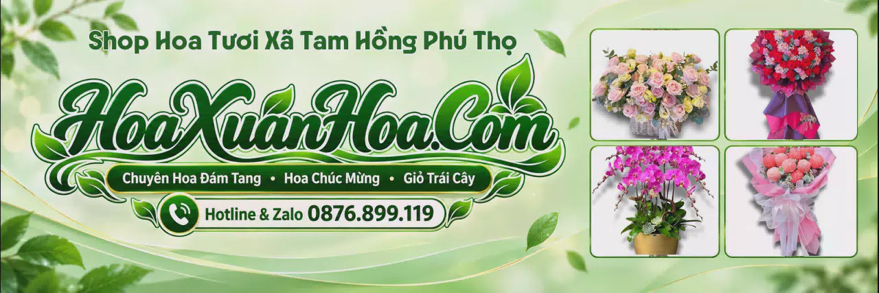 Ảnh bìa Tiệm Hoa Tươi Tại Xã Tam Hồng Phú Thọ - Dịch Vụ Hoa Tươi Giao Nhanh