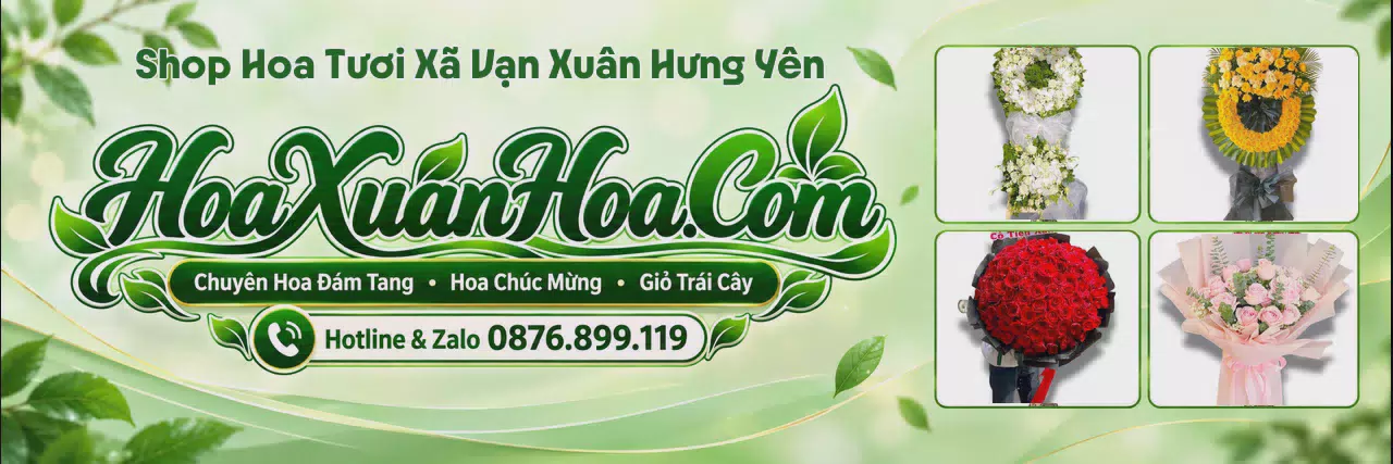 Ảnh bìa Shop Hoa Tươi Tại Xã Vạn Xuân Hưng Yên - Tiệm Hoa Tươi Giao Tận Nhà