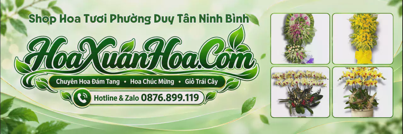 Ảnh bìa Đặt Hoa Tươi Tại Phường Duy Tân Ninh Bình - Dịch Vụ Đặt Hoa Trực Tuyến