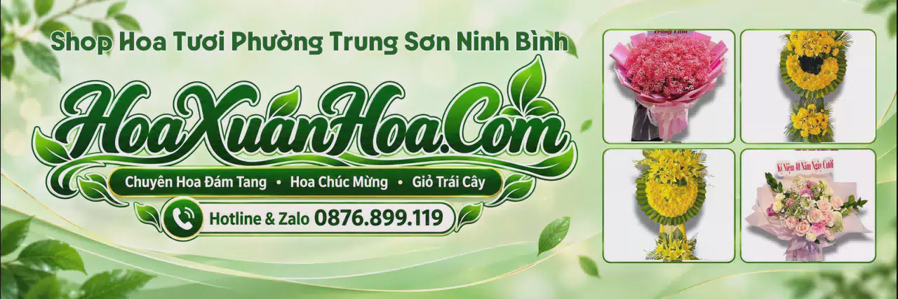Ảnh bìa Cửa Hàng Hoa Tươi Tại Phường Trung Sơn Ninh Bình - Shop Hoa Online Uy Tín