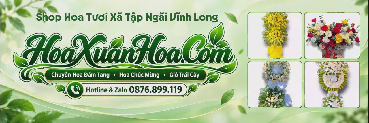Ảnh bìa Tiệm Hoa Tươi Tại Xã Tập Ngãi Vĩnh Long - Đặt Hoa Tươi Nhanh Chóng