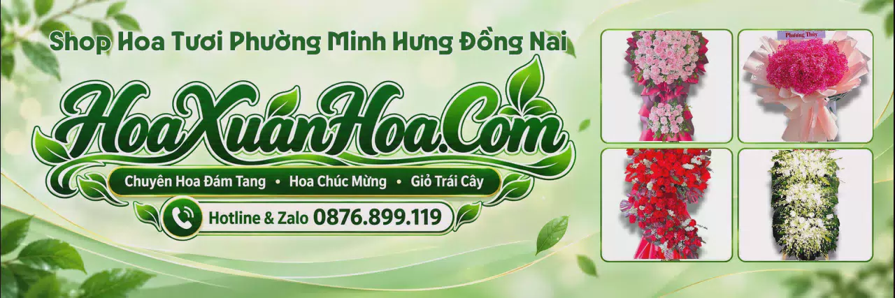 Ảnh bìa Shop Bán Hoa Tươi Tại Phường Minh Hưng Đồng Nai - Giao Hoa Tận Địa Chỉ
