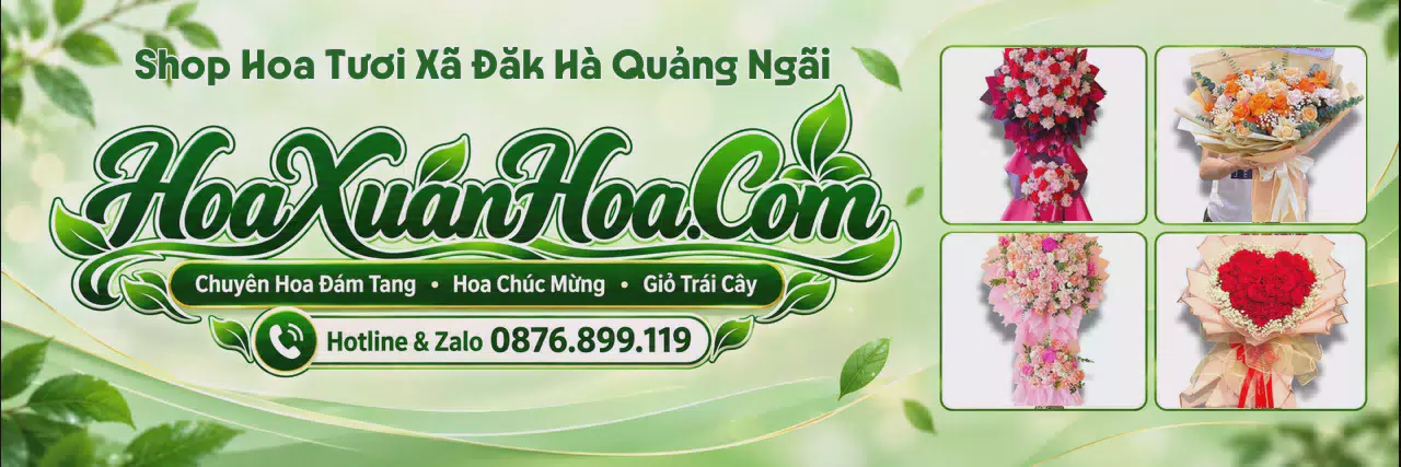 Ảnh bìa Shop Hoa Tươi Tại Xã Đăk Hà Quảng Ngãi - Đặt Hoa Online Tiện Lợi