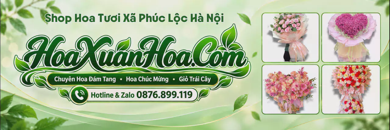 Ảnh bìa Tiệm Hoa Tươi Tại Xã Phúc Lộc Hà Nội - Tiệm Hoa Tươi Giao Tận Nhà