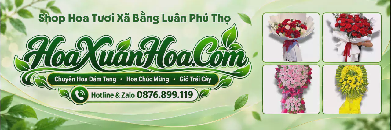 Ảnh bìa Tiệm Hoa Tươi Tại Xã Bằng Luân Phú Thọ - Giao Hoa Nhanh Trong 2 Giờ