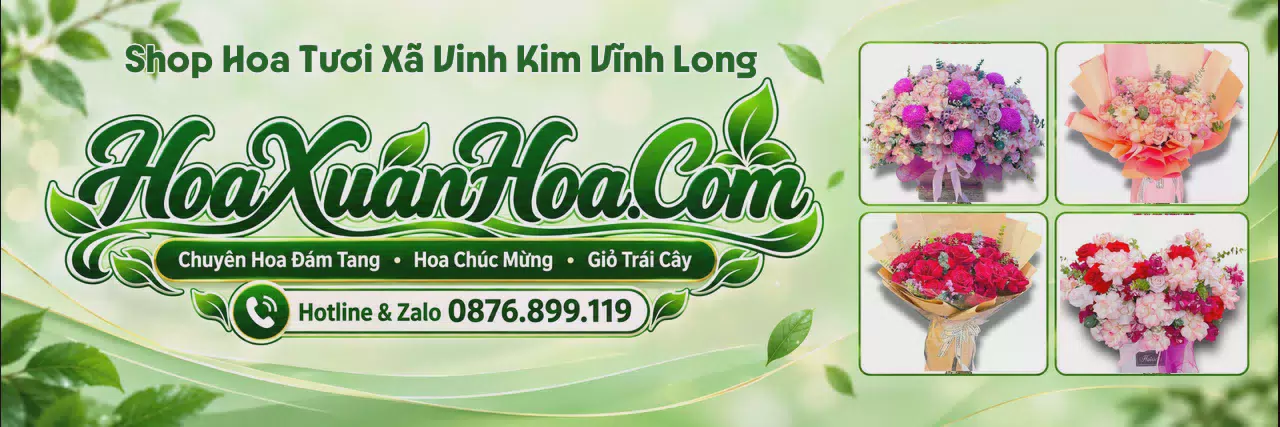 Ảnh bìa Tiệm Hoa Tươi Tại Xã Vinh Kim Vĩnh Long - Shop Hoa Giao Nhanh Trong Ngày