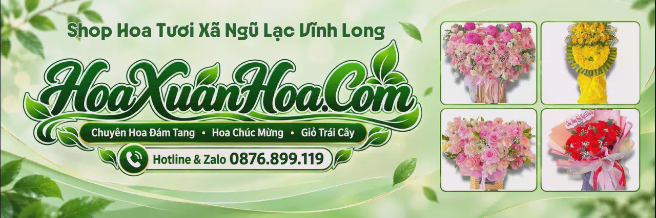 Ảnh bìa Cửa Hàng Hoa Tươi Tại Xã Ngũ Lạc Vĩnh Long - Shop Hoa Nhận Đơn Online