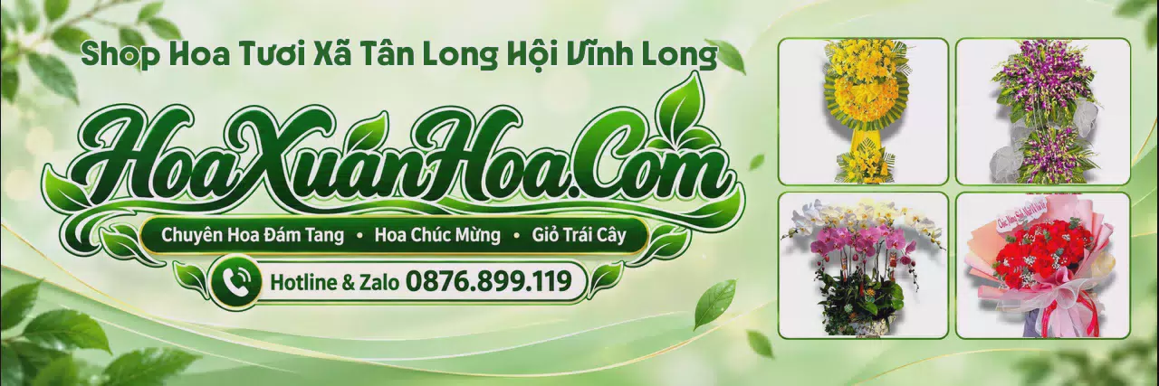 Ảnh bìa Shop Hoa Tươi Tại Xã Tân Long Hội Vĩnh Long - Nhận Đặt Hoa Online