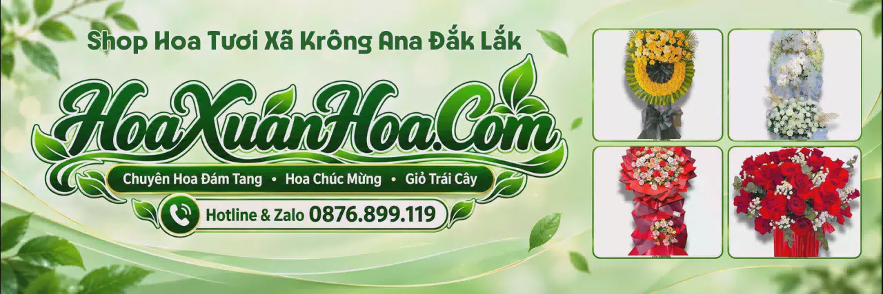 Ảnh bìa Đặt Hoa Tươi Tại Xã Krông Ana Đắk Lắk - Đặt Hoa Dễ Dàng Nhanh Chóng