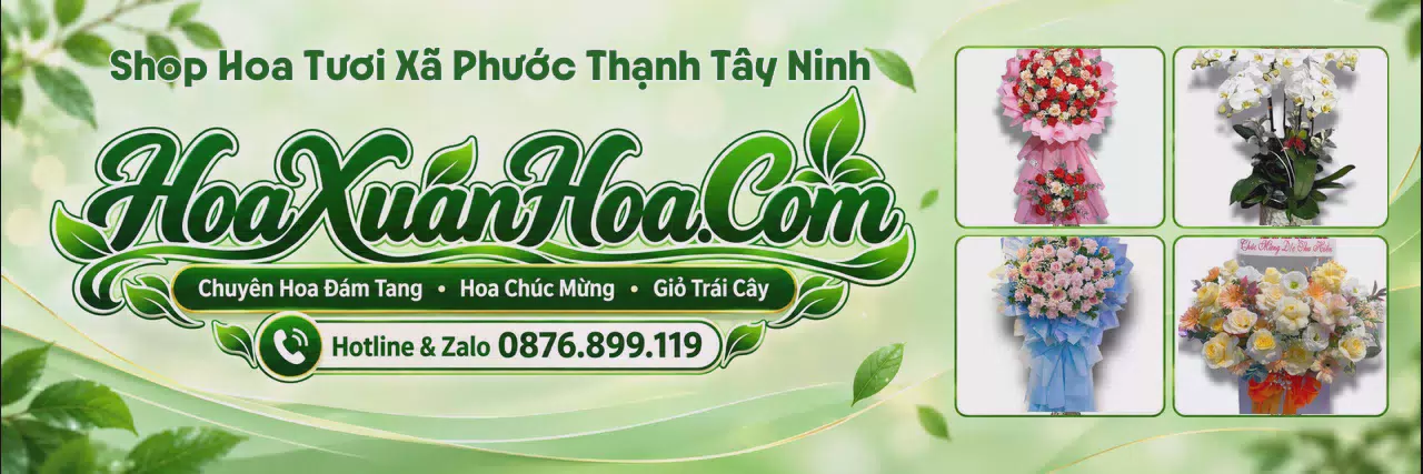 Ảnh bìa Tiệm Hoa Tươi Tại Xã Phước Thạnh Tây Ninh - Dịch Vụ Đặt Hoa Trực Tuyến