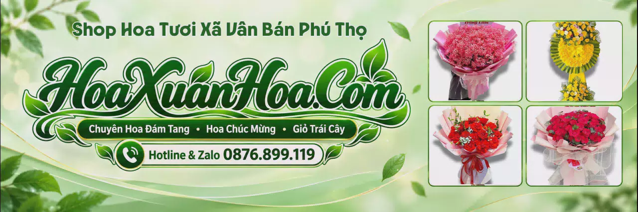 Ảnh bìa Đặt Hoa Tươi Tại Xã Vân Bán Phú Thọ - Đặt Hoa Online Tiện Lợi