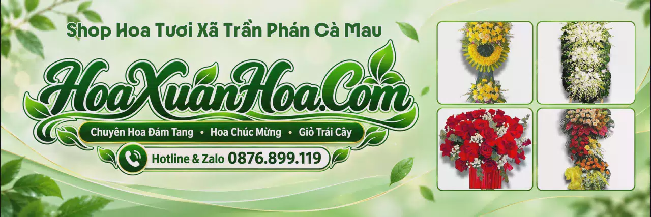 Ảnh bìa Cửa Hàng Bán Hoa Tươi Tại Xã Trần Phán Cà Mau - Đặt Hoa Tươi Nhanh Chóng