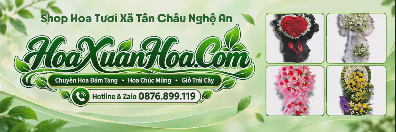 Ảnh bìa Shop Bán Hoa Tươi Tại Xã Tân Châu Nghệ An - Tiệm Hoa Nhận Giao Tận Nơi