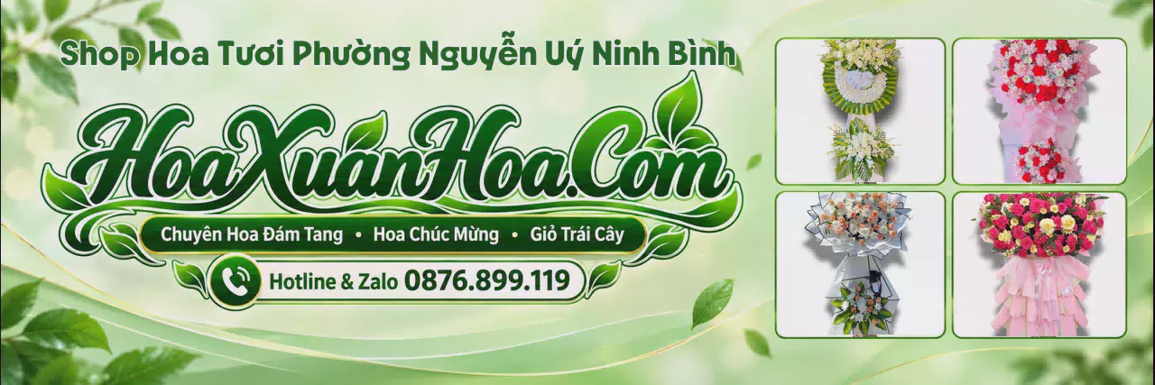 Ảnh bìa Cửa Hàng Bán Hoa Tươi Tại Phường Nguyễn Uý Ninh Bình - Dịch Vụ Hoa Tươi Tận Nơi