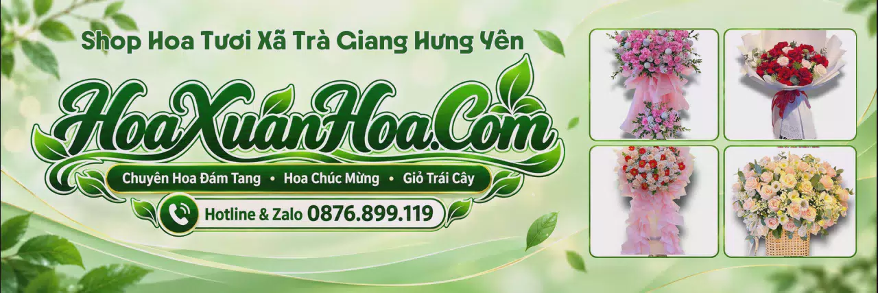 Ảnh bìa Tiệm Hoa Tươi Tại Xã Trà Giang Hưng Yên - Tiệm Hoa Nhận Giao Tận Nơi