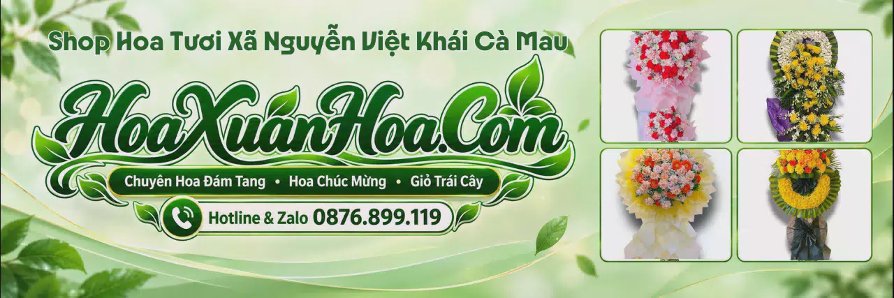 Ảnh bìa Tiệm Hoa Tươi Tại Xã Nguyễn Việt Khái Cà Mau - Shop Hoa Nhận Đơn Online