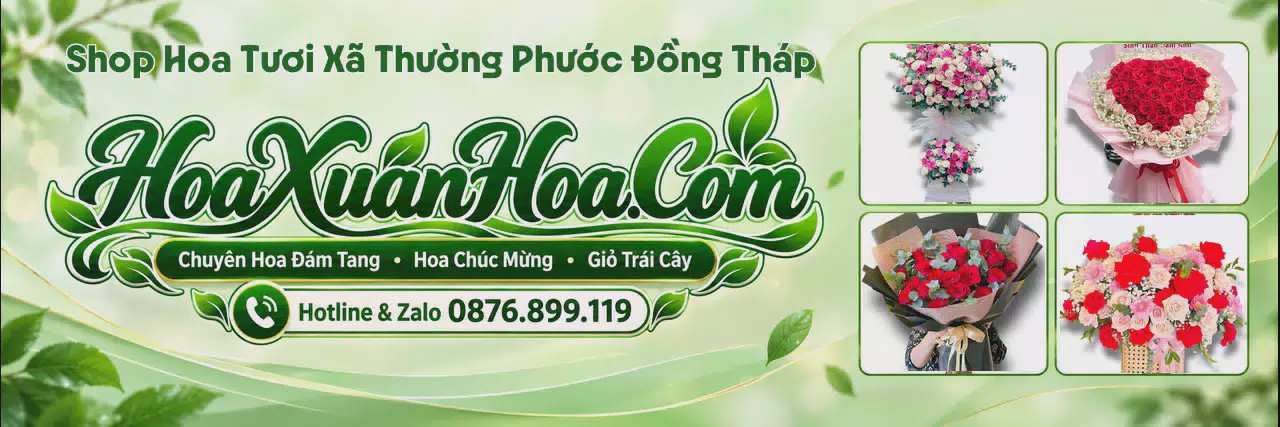 Ảnh bìa Cửa Hàng Bán Hoa Tươi Tại Xã Thường Phước Đồng Tháp - Giao Hoa Tận Địa Chỉ