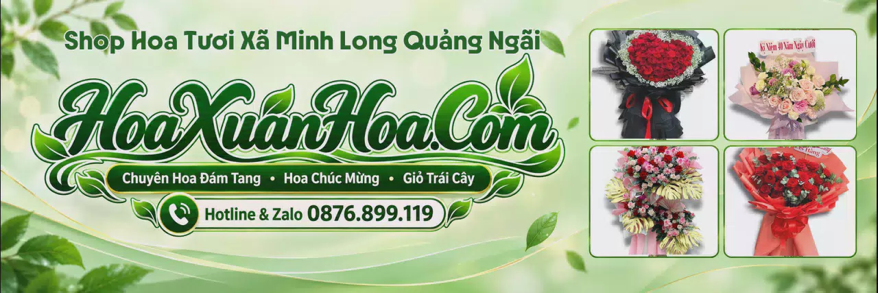 Ảnh bìa Shop Hoa Tươi Tại Xã Minh Long Quảng Ngãi - Giao Hoa Tận Địa Chỉ