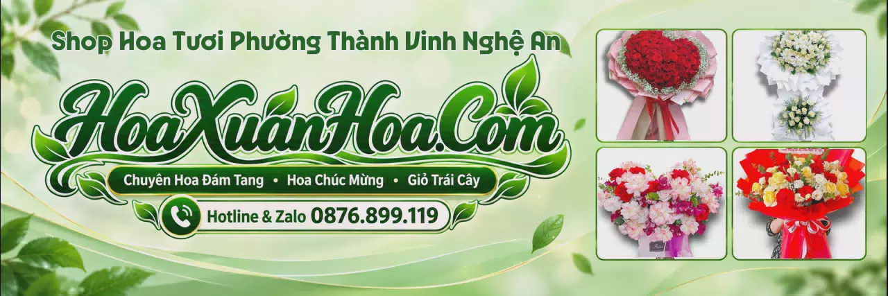 Ảnh bìa Tiệm Hoa Tươi Tại Phường Thành Vinh Nghệ An - Dịch Vụ Hoa Tươi Giao Nhanh