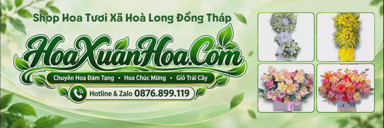 Ảnh bìa Cửa Hàng Hoa Tươi Tại Xã Hoà Long Đồng Tháp - Giao Hoa Tận Địa Chỉ
