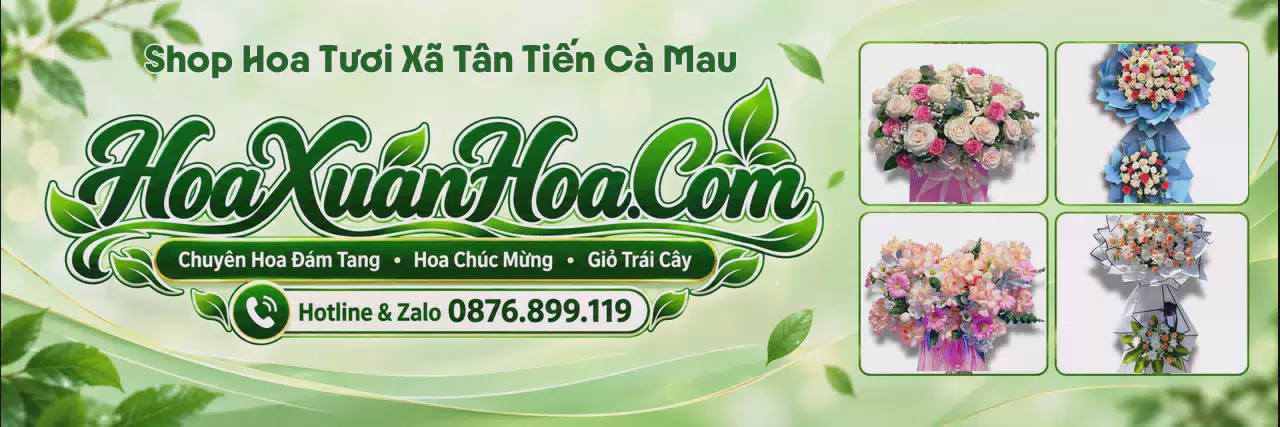 Ảnh bìa Shop Hoa Tươi Tại Xã Tân Tiến Cà Mau - Đặt Hoa Tươi Online