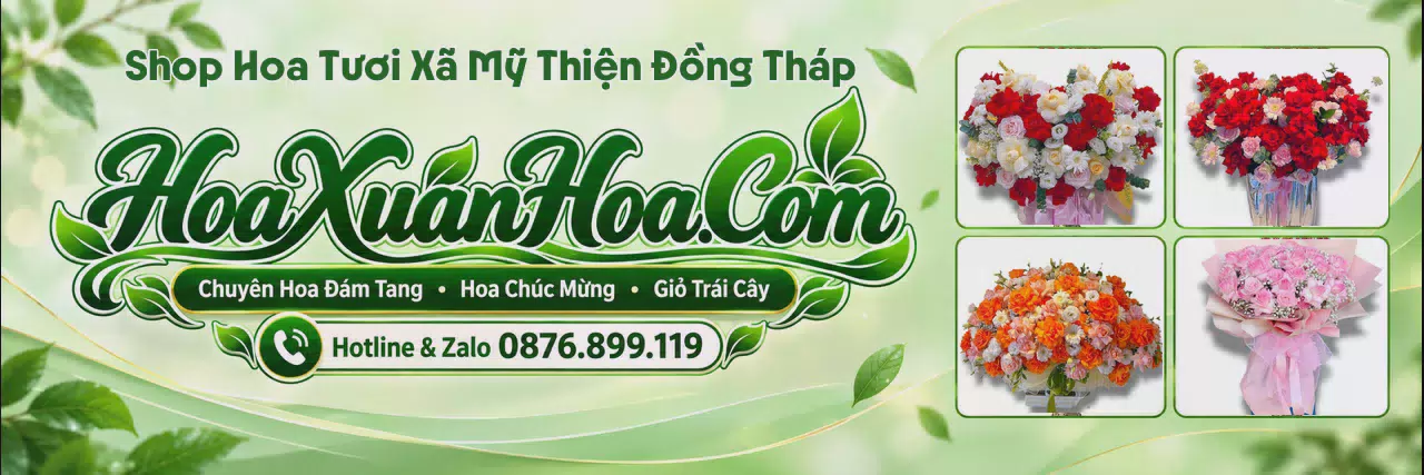 Ảnh bìa Tiệm Hoa Tươi Tại Xã Mỹ Thiện Đồng Tháp - Tiệm Hoa Giao Hoa Tận Nhà