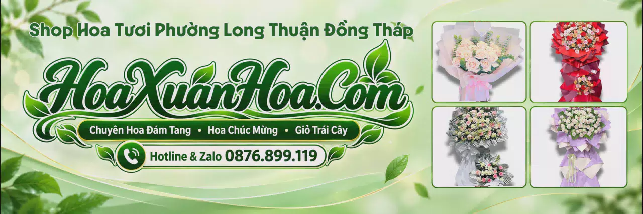 Ảnh bìa Tiệm Hoa Tươi Tại Phường Long Thuận Đồng Tháp - Giao Hoa Nhanh Trong 2 Giờ