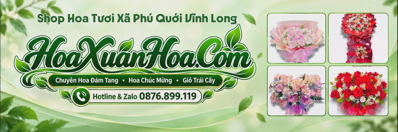 Ảnh bìa Shop Bán Hoa Tươi Tại Xã Phú Quới Vĩnh Long - Tiệm Hoa Tươi Gần Đây