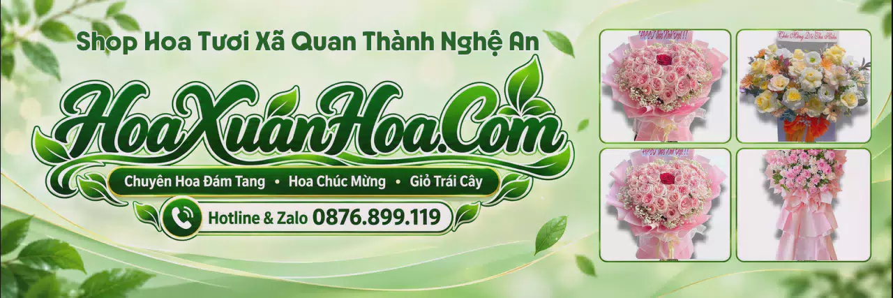 Ảnh bìa Shop Bán Hoa Tươi Tại Xã Quan Thành Nghệ An - Tiệm Hoa Giao Nhanh
