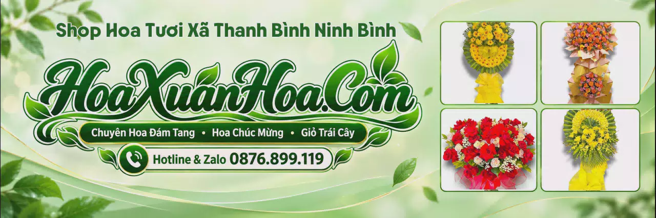 Ảnh bìa Shop Bán Hoa Tươi Tại Xã Thanh Bình Ninh Bình - Giao Hoa Tận Địa Chỉ