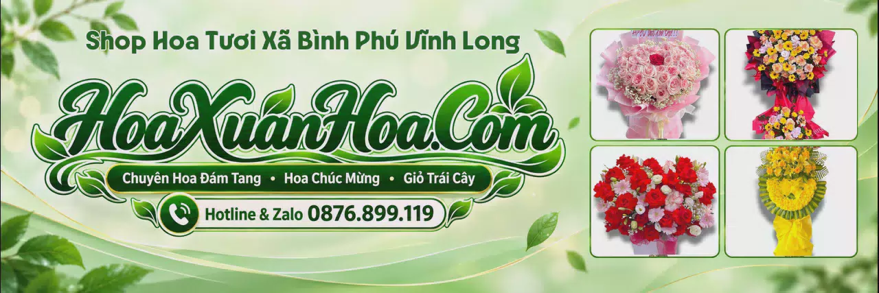 Ảnh bìa Tiệm Hoa Tươi Tại Xã Bình Phú Vĩnh Long - Shop Hoa Giao Nhanh Trong Ngày