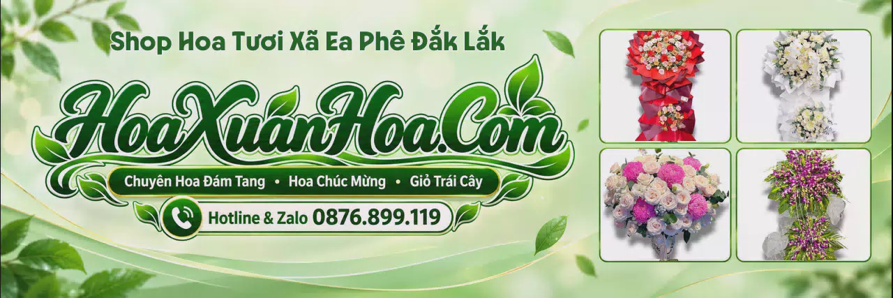 Ảnh bìa Cửa Hàng Hoa Tươi Tại Xã Ea Phê Đắk Lắk - Đặt Hoa Tươi Giao Tận Nơi