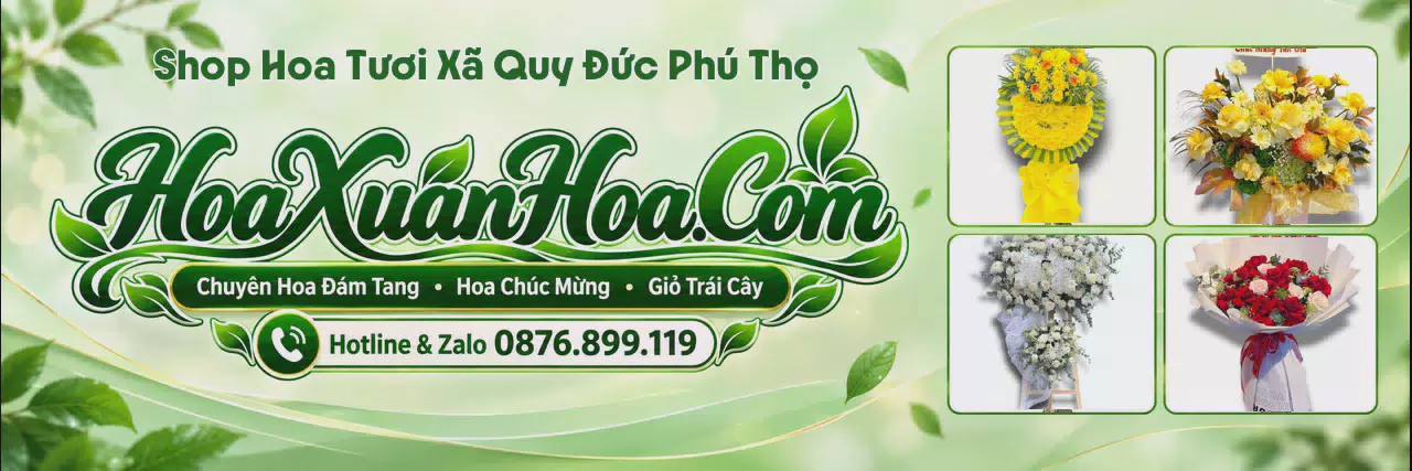 Ảnh bìa Tiệm Hoa Tươi Tại Xã Quy Đức Phú Thọ - Tiệm Hoa Giao Hoa Tận Nhà