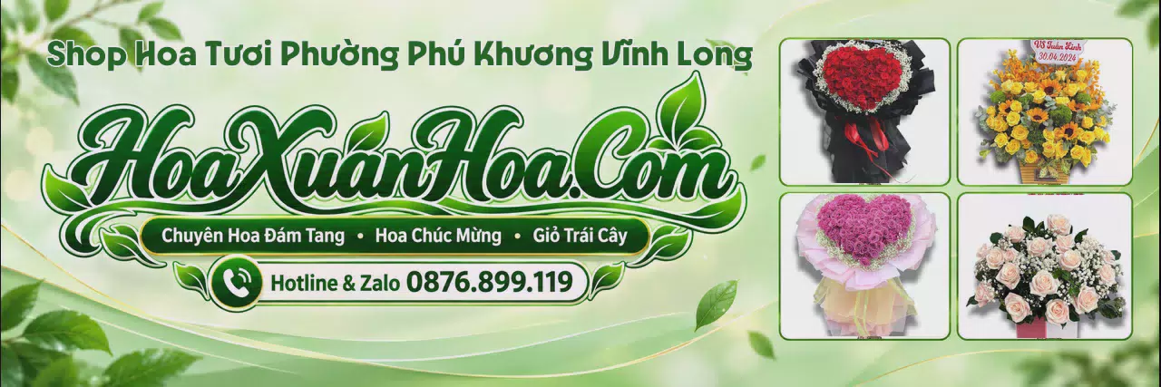 Ảnh bìa Đặt Hoa Tươi Tại Phường Phú Khương Vĩnh Long - Tiệm Hoa Nhận Giao Tận Nơi
