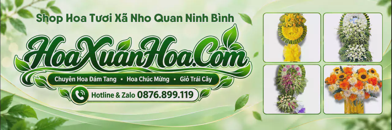 Ảnh bìa Tiệm Hoa Tươi Tại Xã Nho Quan Ninh Bình - Dịch Vụ Hoa Tươi Giao Nhanh