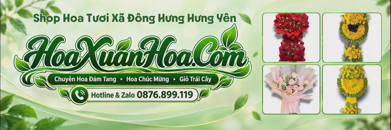 Ảnh bìa Shop Bán Hoa Tươi Tại Xã Đông Hưng Hưng Yên - Đặt Hoa Online Giao Nhanh