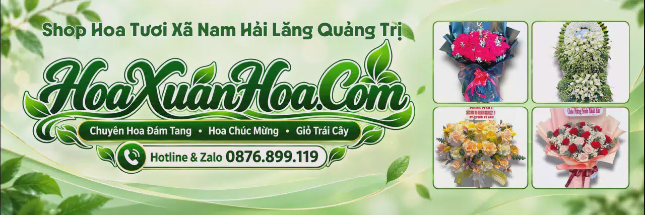 Ảnh bìa Cửa Hàng Hoa Tươi Tại Xã Nam Hải Lăng Quảng Trị - Tiệm Hoa Tươi Giao Tận Nhà