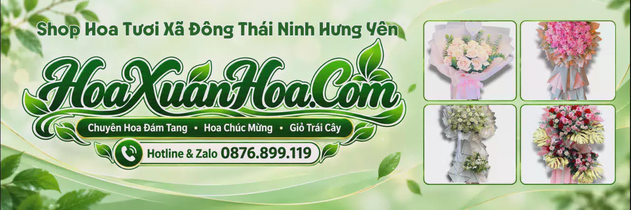 Ảnh bìa Cửa Hàng Hoa Tươi Tại Xã Đông Thái Ninh Hưng Yên - Đặt Hoa Nhanh Trong Ngày
