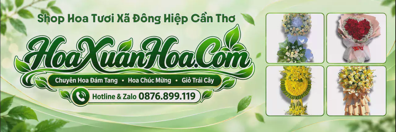 Ảnh bìa Cửa Hàng Hoa Tươi Tại Xã Đông Hiệp Cần Thơ - Shop Hoa Tươi Đặt Trực Tuyến