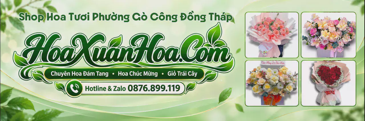 Ảnh bìa Tiệm Hoa Tươi Tại Phường Gò Công Đồng Tháp - Đặt Hoa Online Giao Nhanh