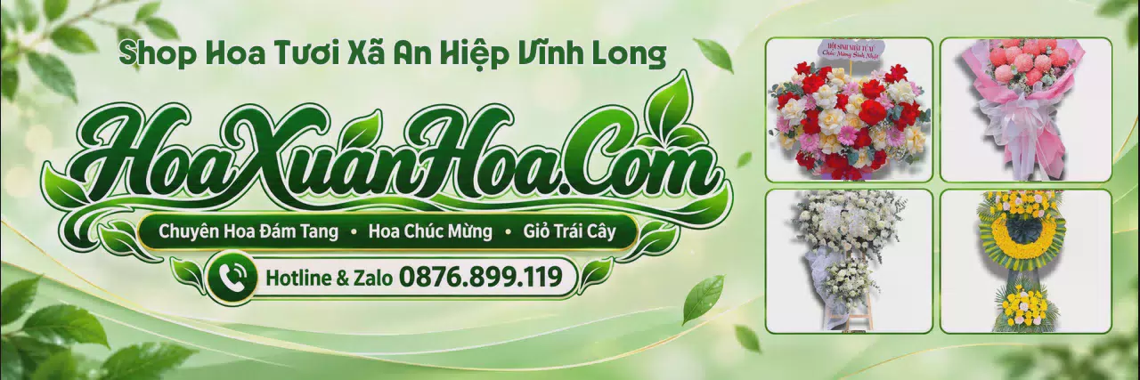 Ảnh bìa Tiệm Hoa Tươi Tại Xã An Hiệp Vĩnh Long - Giao Hoa Nhanh Chóng