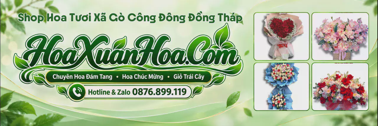 Ảnh bìa Shop Hoa Tươi Tại Xã Gò Công Đông Đồng Tháp - Đặt Hoa Online Giao Tận Nhà