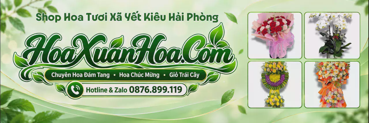 Ảnh bìa Cửa Hàng Hoa Tươi Tại Xã Yết Kiêu Hải Phòng - Shop Hoa Giao Tận Nhà